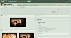 Desktop Screenshot of drag-and-drop.deviantart.com