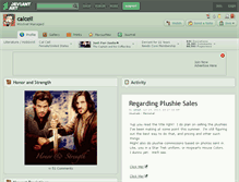Tablet Screenshot of calceil.deviantart.com