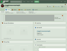 Tablet Screenshot of megatronawesomeplz.deviantart.com