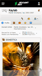 Mobile Screenshot of kaylab.deviantart.com