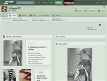 Tablet Screenshot of lollisoda37.deviantart.com