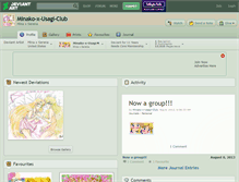 Tablet Screenshot of minako-x-usagi-club.deviantart.com
