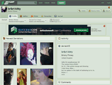 Tablet Screenshot of bribri-kitty.deviantart.com