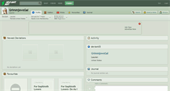 Desktop Screenshot of grimmjowsgal.deviantart.com