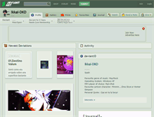 Tablet Screenshot of ikkai-dkd.deviantart.com