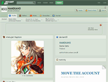 Tablet Screenshot of namekaho.deviantart.com