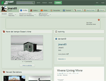 Tablet Screenshot of jmarx85.deviantart.com
