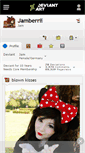 Mobile Screenshot of jamberrii.deviantart.com