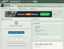 Tablet Screenshot of ddrslaya.deviantart.com
