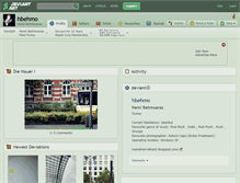 Tablet Screenshot of hbehmo.deviantart.com