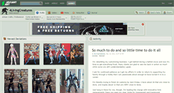 Desktop Screenshot of 4livingcreatures.deviantart.com