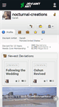 Mobile Screenshot of nocturnal-creations.deviantart.com