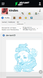 Mobile Screenshot of kindles.deviantart.com