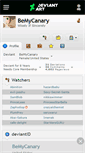 Mobile Screenshot of bemycanary.deviantart.com