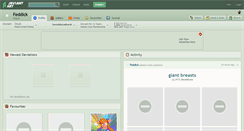 Desktop Screenshot of feddick.deviantart.com