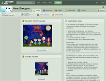 Tablet Screenshot of iheartsnoopy.deviantart.com