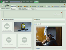 Tablet Screenshot of ez20ol.deviantart.com