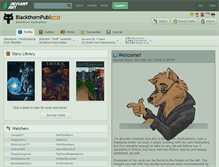 Tablet Screenshot of blackthornpubl.deviantart.com