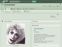 Tablet Screenshot of deviousindiestar.deviantart.com