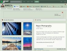 Tablet Screenshot of bones714.deviantart.com
