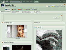 Tablet Screenshot of konrado1984.deviantart.com
