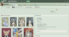 Desktop Screenshot of darkmew.deviantart.com