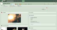 Desktop Screenshot of cowboy-tout-nu.deviantart.com