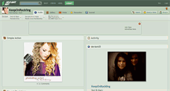 Desktop Screenshot of keeponrockiing.deviantart.com