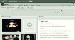 Desktop Screenshot of luncatic.deviantart.com