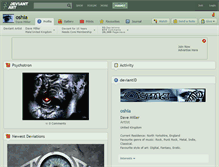 Tablet Screenshot of oshia.deviantart.com