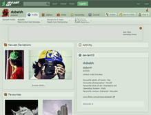 Tablet Screenshot of dubaish.deviantart.com