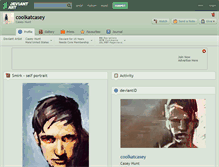 Tablet Screenshot of coolkatcasey.deviantart.com
