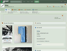 Tablet Screenshot of kirpy.deviantart.com