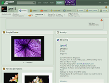 Tablet Screenshot of lynx12.deviantart.com