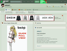 Tablet Screenshot of akito01.deviantart.com