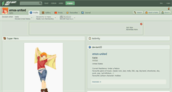 Desktop Screenshot of emos-united.deviantart.com