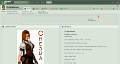 Desktop Screenshot of cheskamouse.deviantart.com