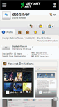 Mobile Screenshot of dot-silver.deviantart.com