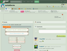 Tablet Screenshot of jamiemdavies.deviantart.com
