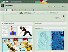 Tablet Screenshot of hieisqueen.deviantart.com