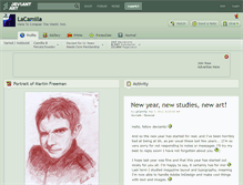 Tablet Screenshot of lacamilla.deviantart.com