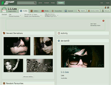 Tablet Screenshot of l-l-lea.deviantart.com