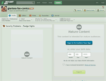 Tablet Screenshot of giantess-fan-comics.deviantart.com