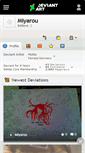 Mobile Screenshot of miyarou.deviantart.com