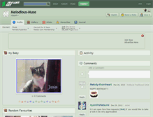 Tablet Screenshot of melodious-muse.deviantart.com