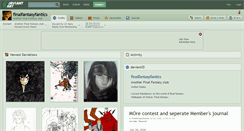 Desktop Screenshot of finalfantasyfantics.deviantart.com