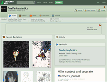 Tablet Screenshot of finalfantasyfantics.deviantart.com