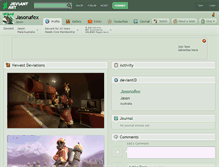 Tablet Screenshot of jasonafex.deviantart.com