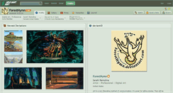 Desktop Screenshot of foresthymn.deviantart.com