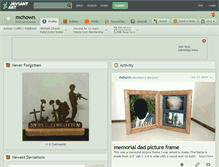 Tablet Screenshot of mchown.deviantart.com